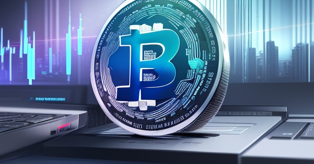 加密貨幣投資機會的概念圖