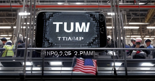 川普正在發表有關關稅的演講