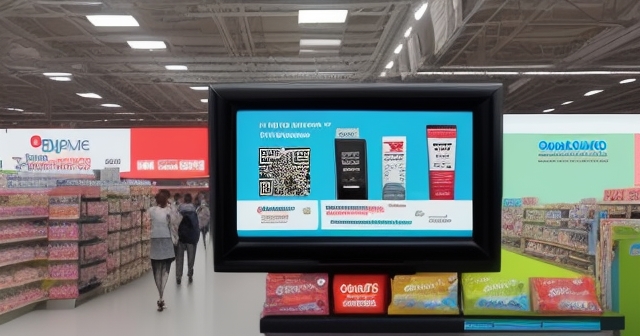 電視廣告上顯示的QR Code