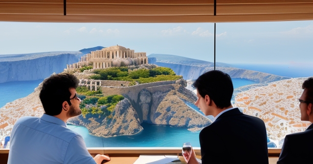 一位男子正在街頭交易股票