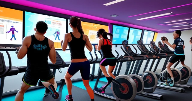 一群朋友一起參與健身活動，享受友誼與運動的樂趣