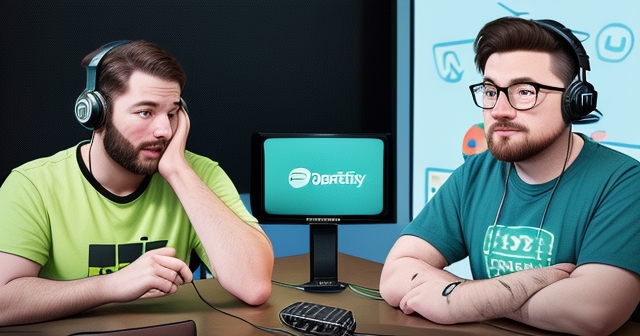 Spotify 標誌與 Podcast 數據統計