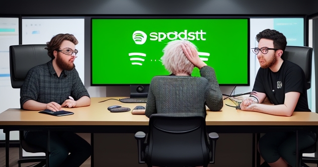 焦慮的創作者在 Podcast 工作室內討論