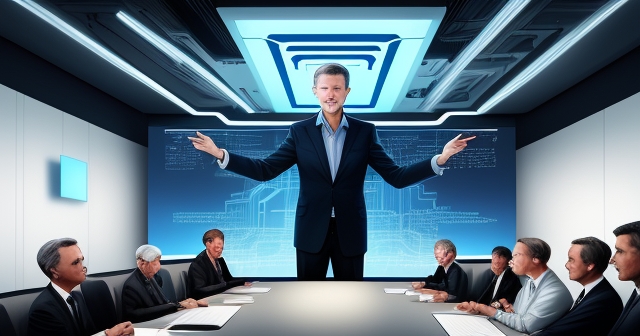 AI 技術概念藝術