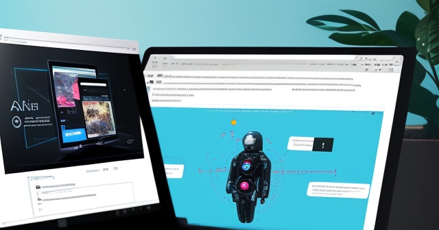 一位男子正在網路上瀏覽資訊