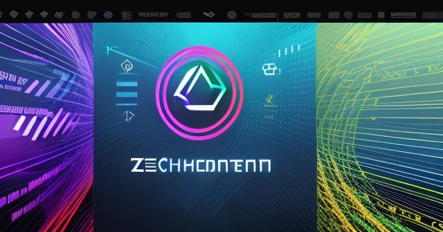 Zcash 幣與向上的箭頭