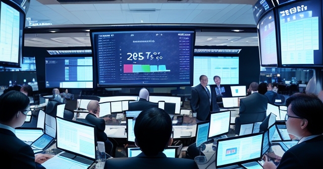 投資者探討財務策略的會議