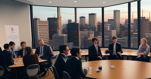 投資人與創業家進行圓桌討論