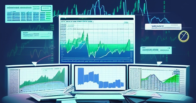 股票市場趨勢插圖