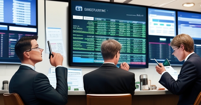 展示股票價格波動的圖表