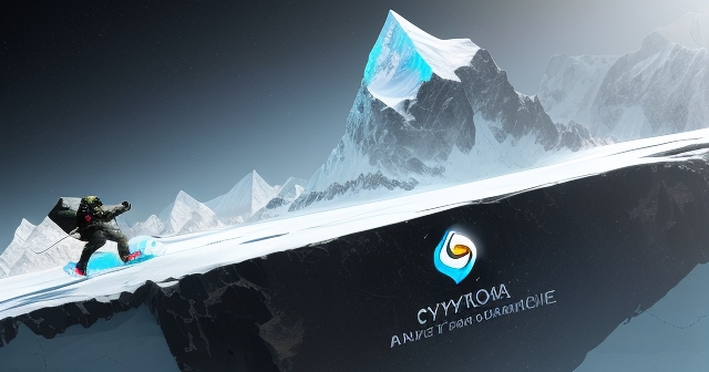 AVAX 標誌周圍有下降的圖表