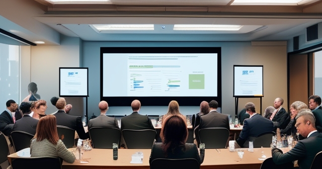 繁忙的會議室充滿新創創辦人網絡交流