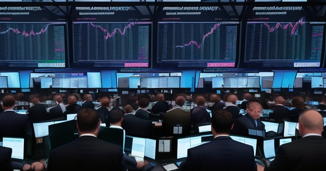 投資者慶祝股價上漲