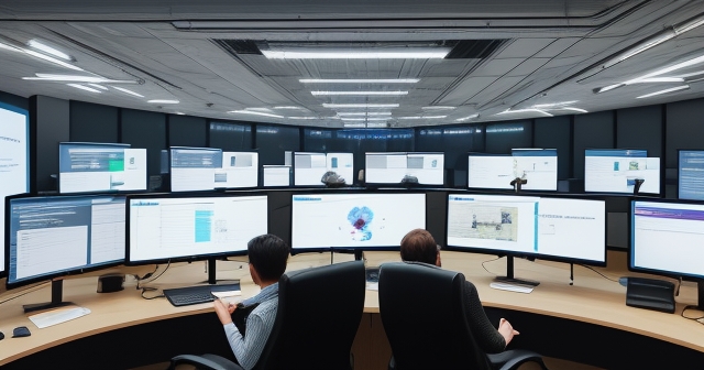 一個數位助理正在組織數據