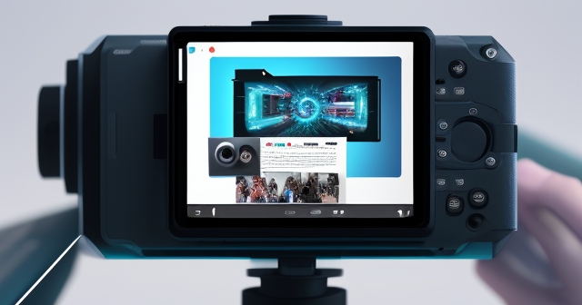 一位用戶開心地在社交媒體上分享他所創作的影片