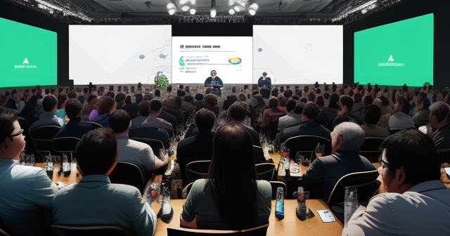 AI 技術展示的特寫