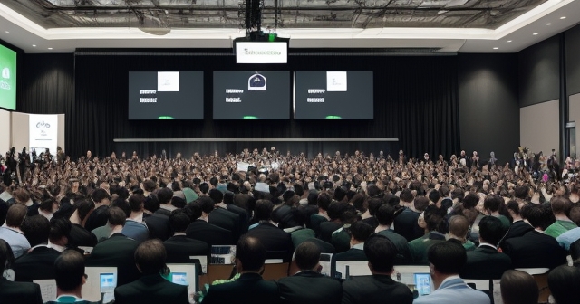 熱鬧的 TechCrunch 活動現場