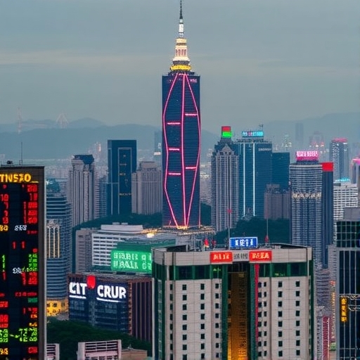 台灣股市上升趨勢圖