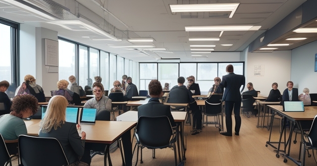 一群人參加職業研討會