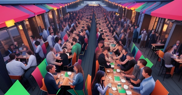 新創公司創辦人在早餐沙龍進行討論