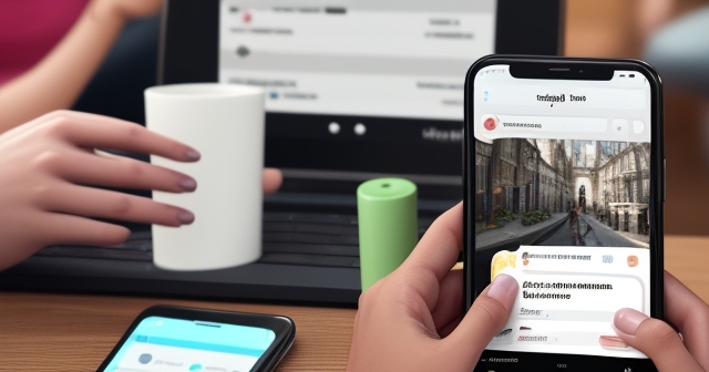 約會 App 介面專注於真實連結的插圖