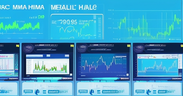 顯示股票價格上升的圖表