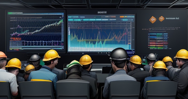 一位男子正在街頭交易股票