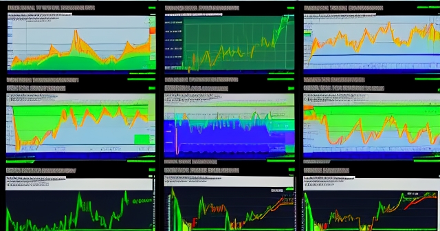 技術分析的市場可視化插圖