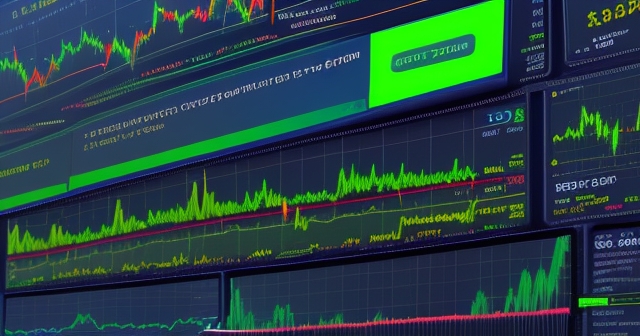 數位資產上漲的插圖