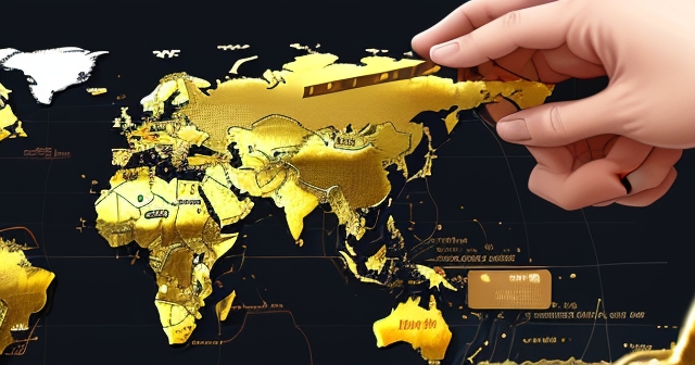 一幅描繪比特幣價格上升的插圖