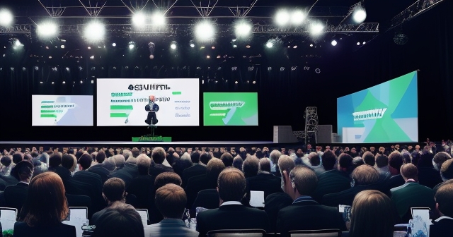 創業者們在投資人面前進行精彩的提案