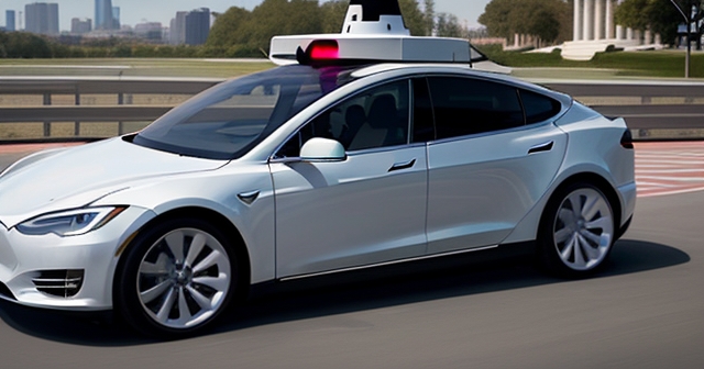 展示自動駕駛技術的現場