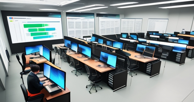 一個視覺化的人工智慧幫助處於專案中