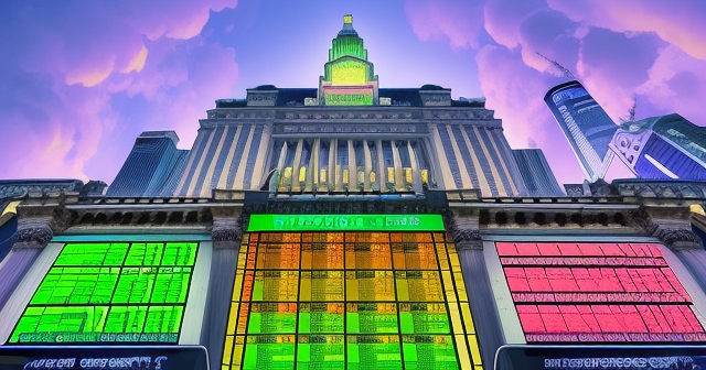 台股下跌，顯示跌幅超過百點的股市圖表