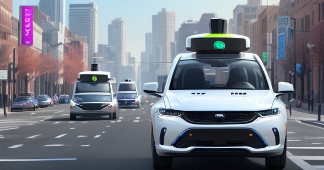 機動都市景觀與無人駕駛計程車