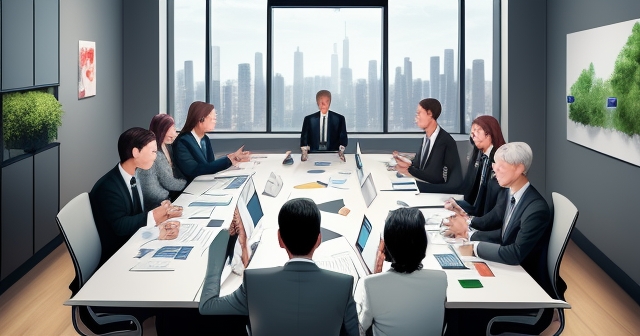 企業會議中有家庭成員參與