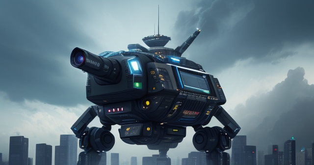 軍事技術應用示意圖