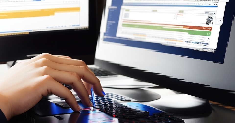 一位AI法律助理正在工作中