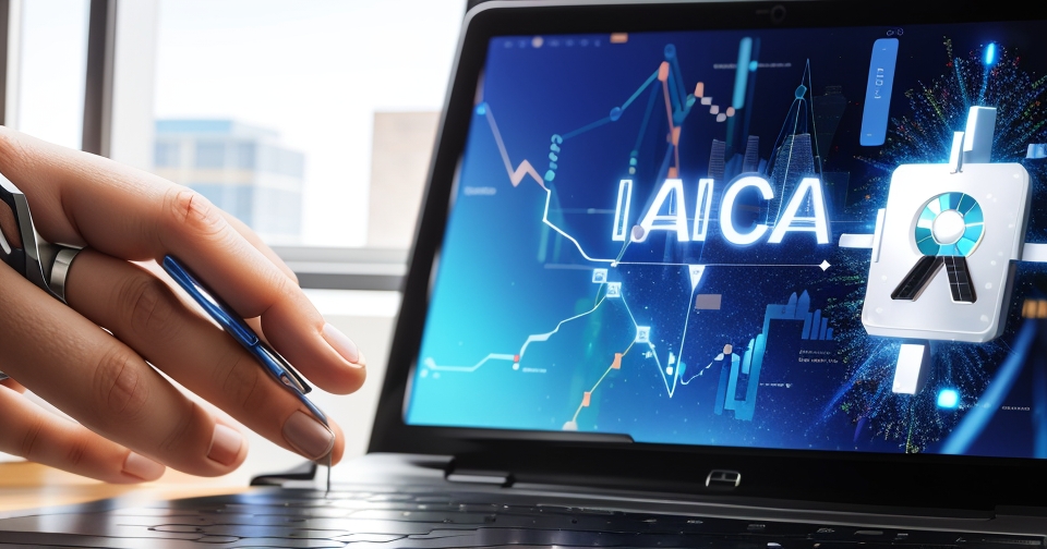 一個智能機器人協助會計師工作