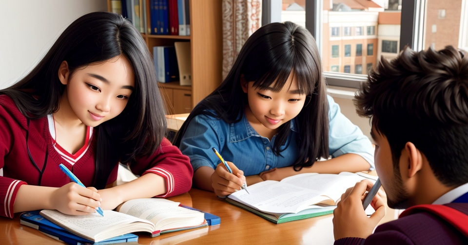 多元學生正在海外學習