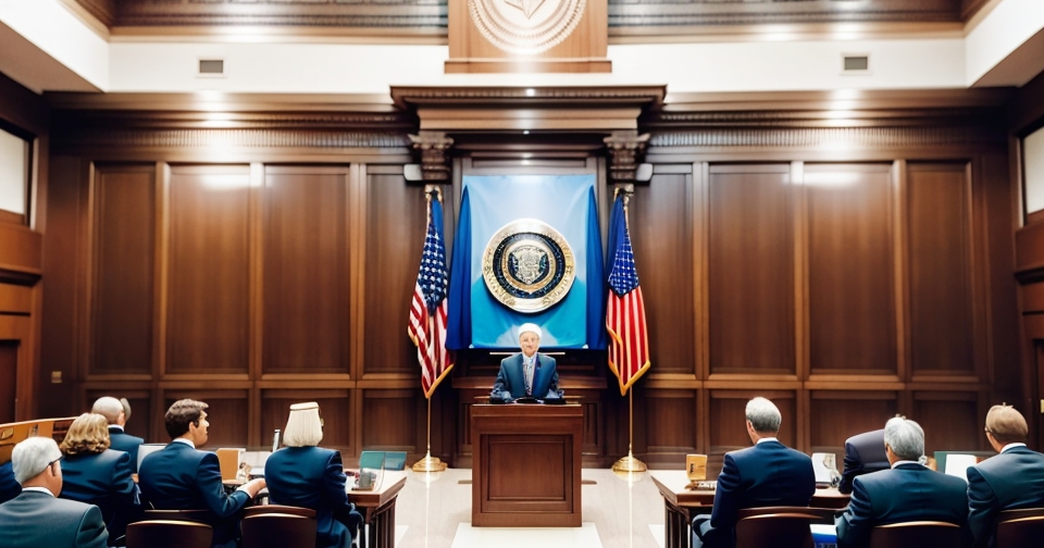 聯邦儲備主席發表講話