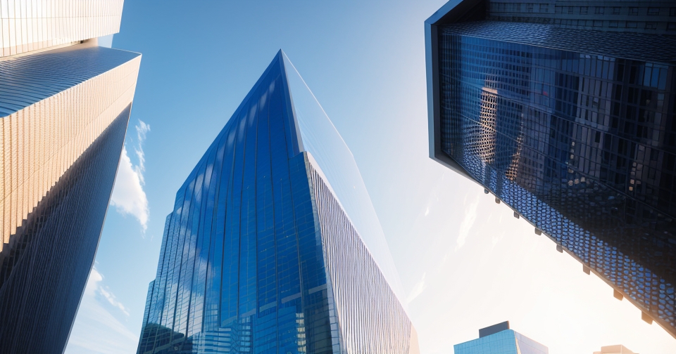 摩根大通總部大樓夜景