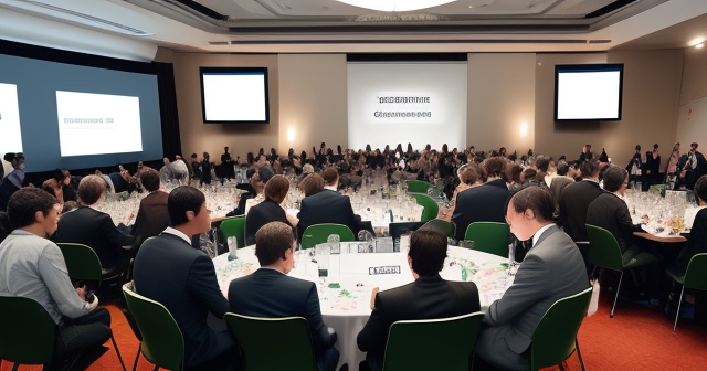 投資人在互動會議中參與討論