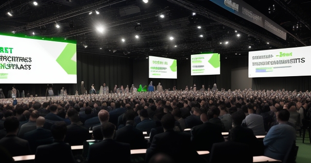 觀眾正在參加 TechCrunch 會議中 AI 討論