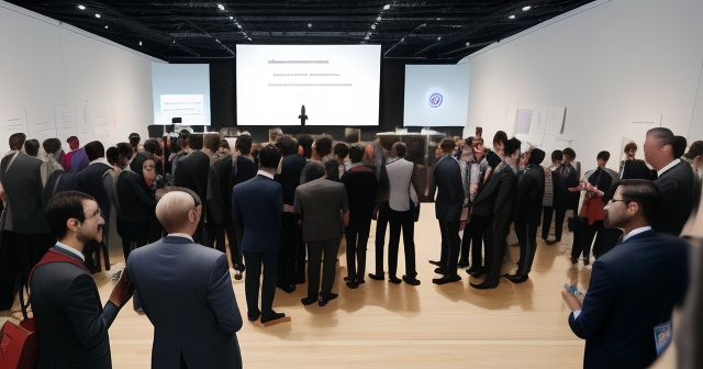 人工智慧創新在展會上展示