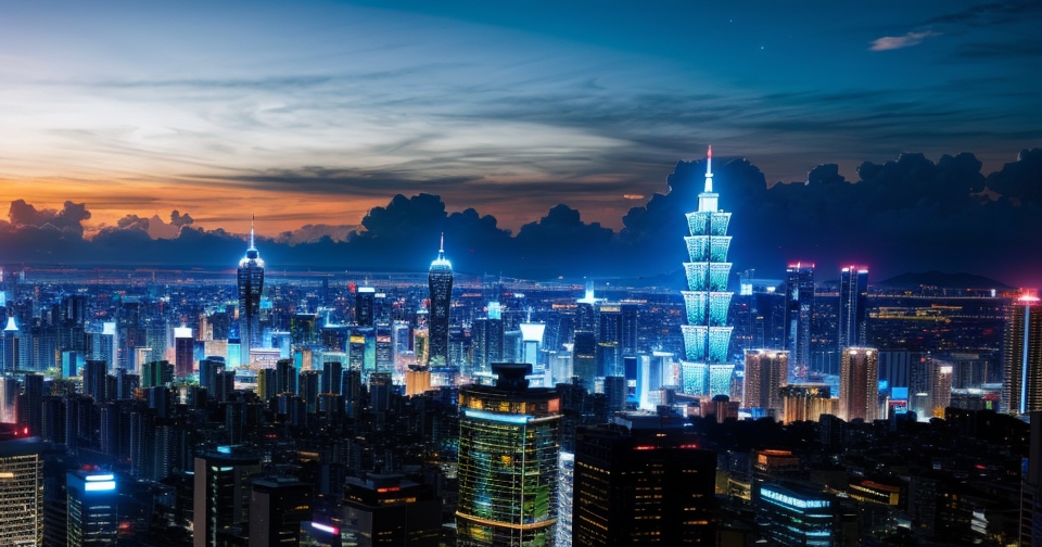 台灣天際線與金融圖表