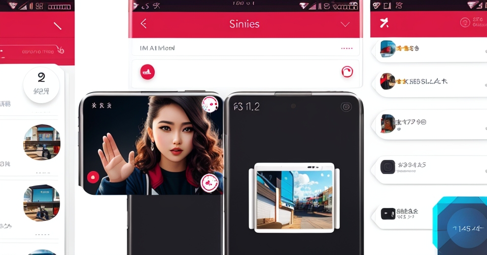 智慧型手機上的TikTok應用程式