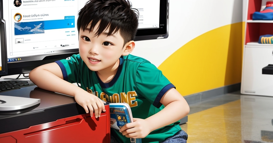 一位女性在使用 YouTube Shorts 進行購物