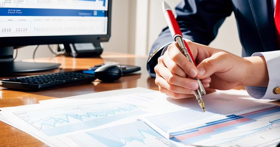 一位金融顧問正在分析 ETF