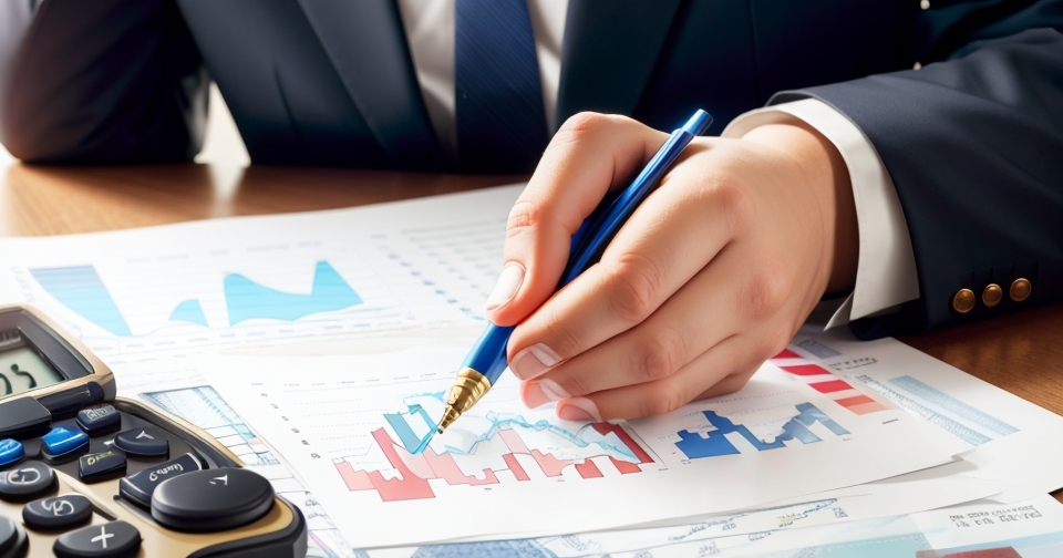 一位金融顧問正在分析 ETF